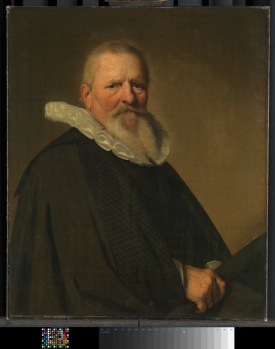Pieter Jacobsz Schout (1570-1645). Haarlemin kaupunginjohtaja tekijältä Johannes Cornelisz. Verspronck